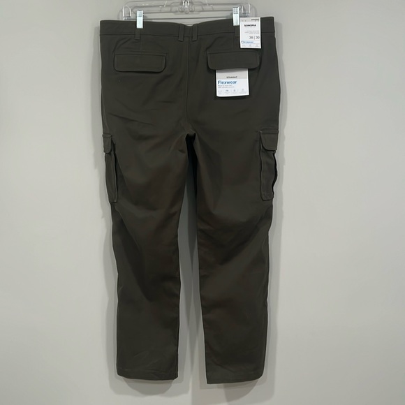 Men's Sonoma Olive Green Flexwear Casual Straight Leg Pants 38/30 NWT - Picture 4 of 5